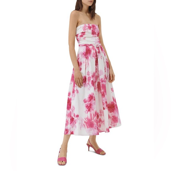 MARELLA Dresses & Skirts - NWT Marella Size 6 Ecuadaor Floral Print Midi Dress $655 Gown Graduation Prom